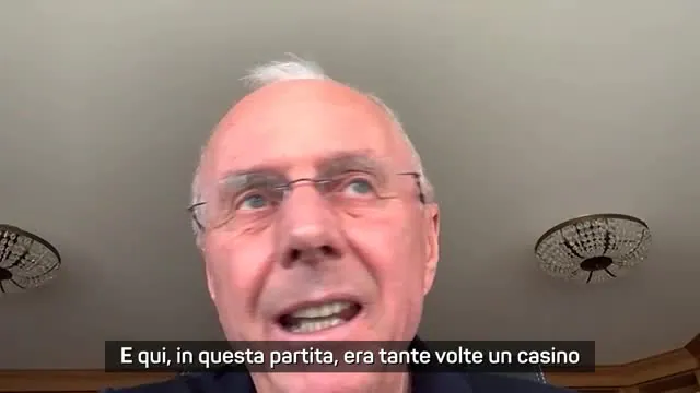 Sven-Göran Eriksson: Juventus-Inter, arbitri e polemiche