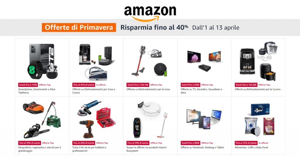 amazon offerta primavera